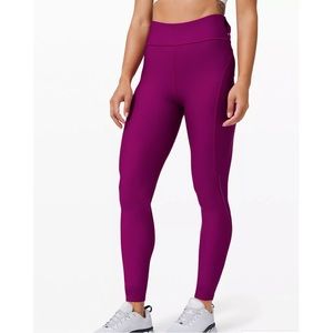 Lululemon Chase the Chill Super High-Rise Tight
Deep Fuschia size 2